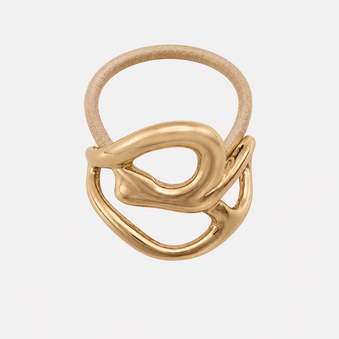 Hovedbilde Flow Hair Tie Beige Gold