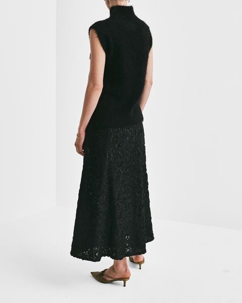 Hovedbilde Embroidery Lace Midi Skirt ...