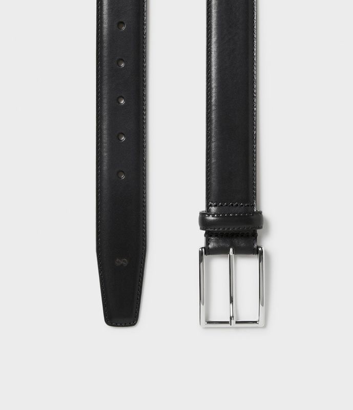 ARTHUR skinnbelte Black