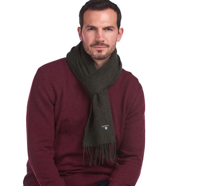Hovedbilde Plain Lambswool Scarf Dusky ...