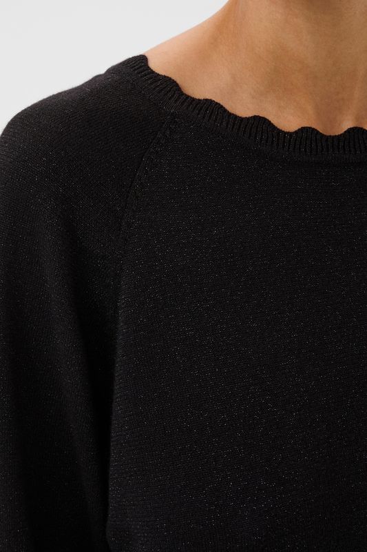 DotPW Pullover Black with Lurex