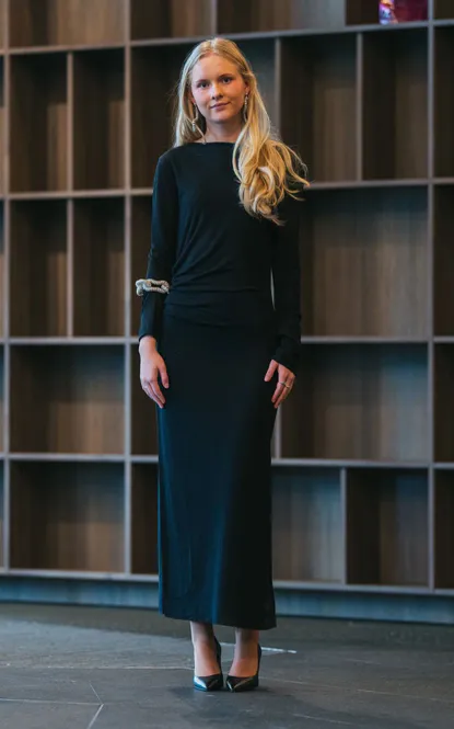 Hovedbilde MWMille Waterfall Dress Black