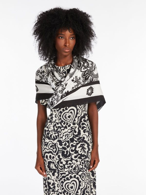 SARONG Silk Scarf Beige