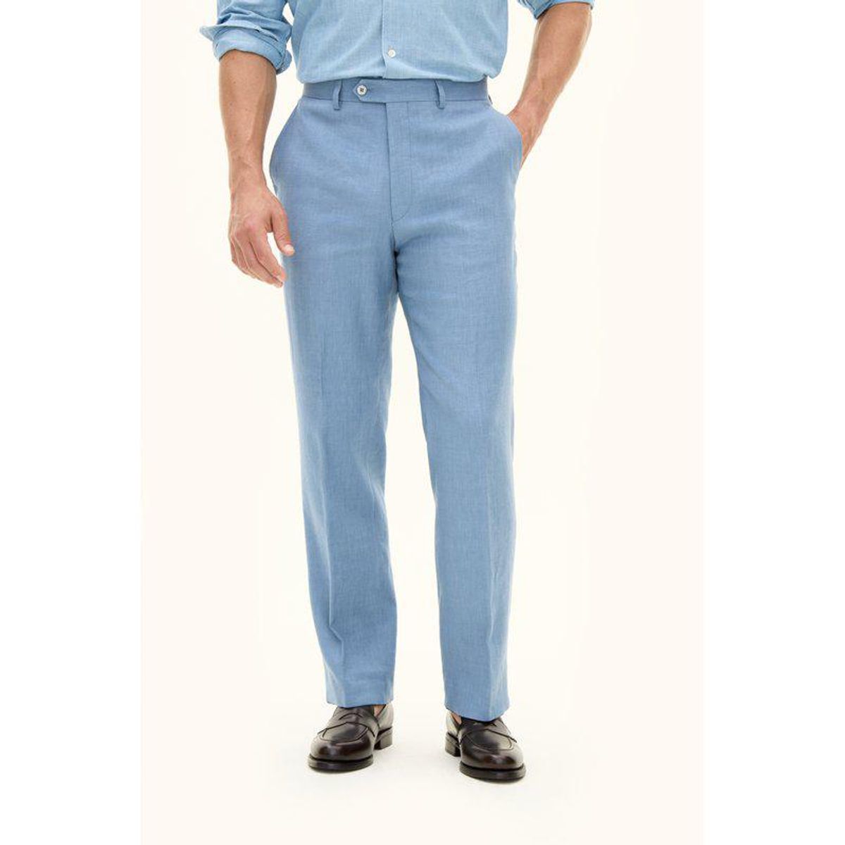 DEL Trousers Smog Blue