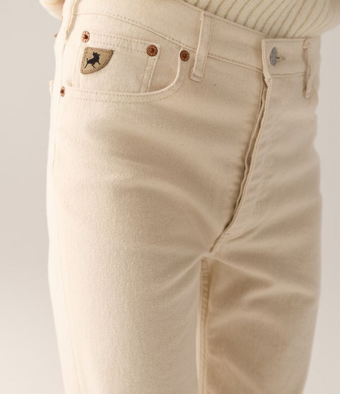 Lindsay Palazzo Rinse Ecru 