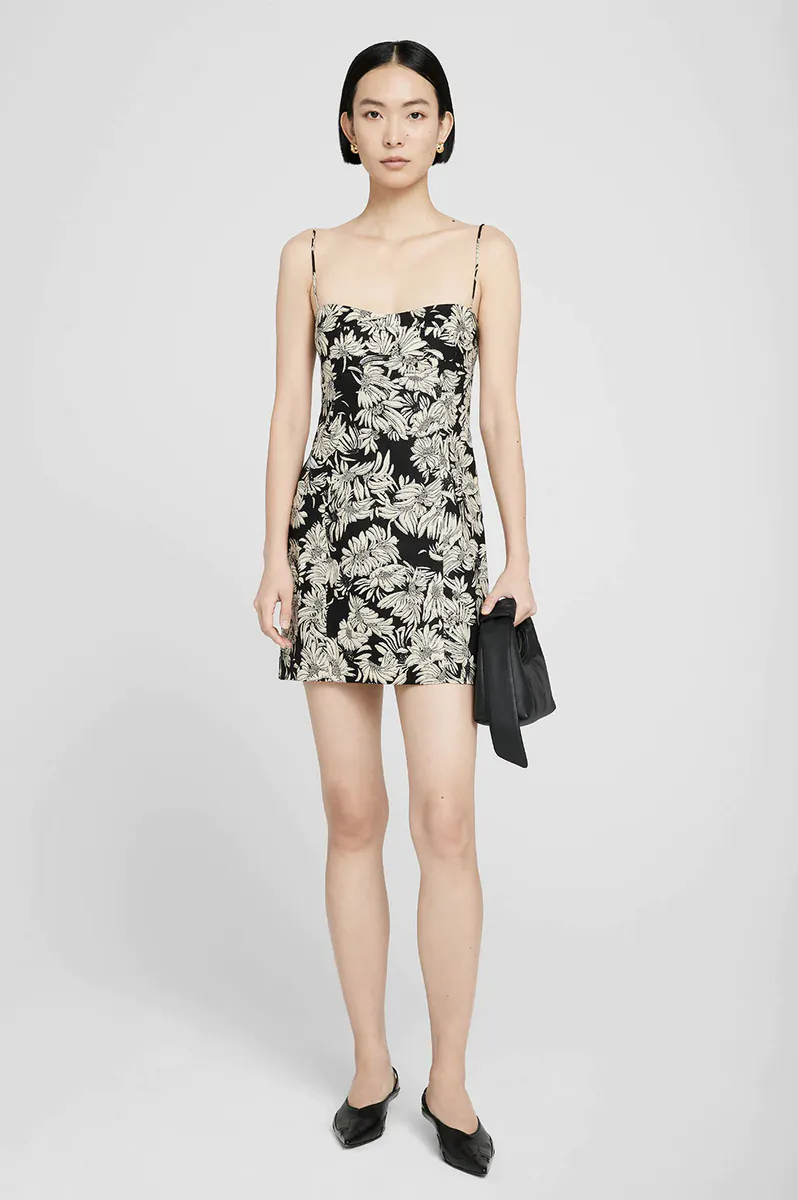 KEIRAN DRESS Black Floral 