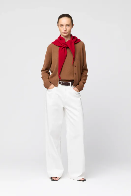 MOMENTO Scarf Crimson