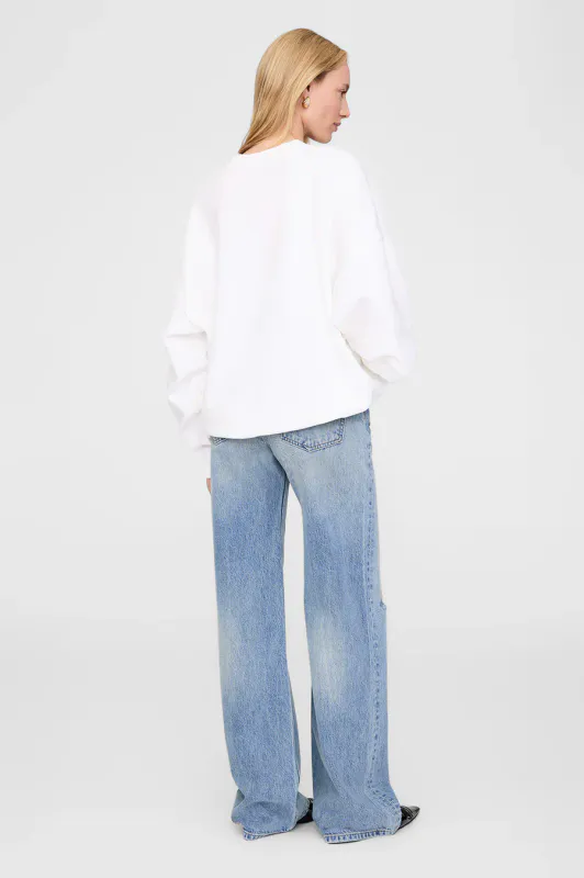 MILES Sweatshirt Framed Monogram Off White