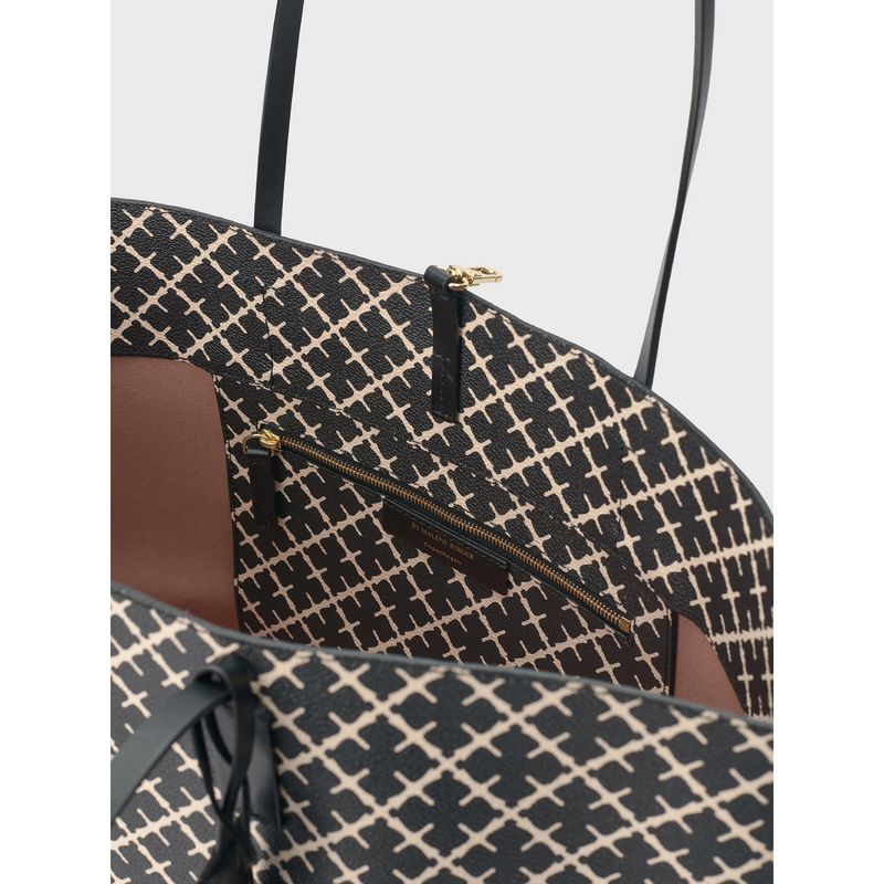 ABI TOTE Signature Flower Black