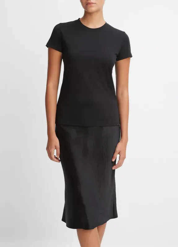 ESSENTIAL Crew Tee Black
