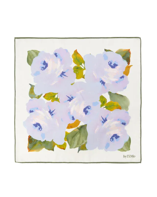 SILK Scarf Small Celeste