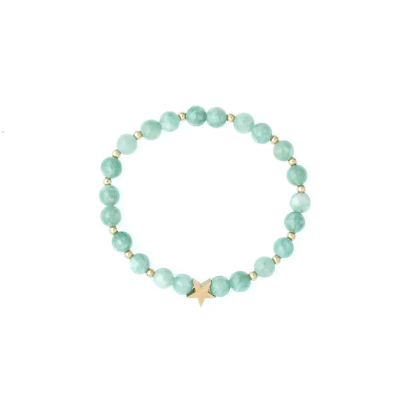 STONE BEAD BRACELETS 6 MM