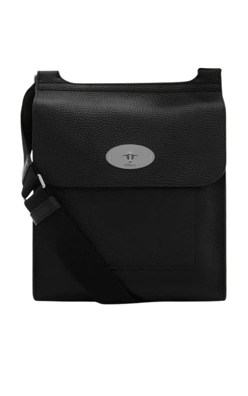 ANTONY N Black Small Classic Grain Silver