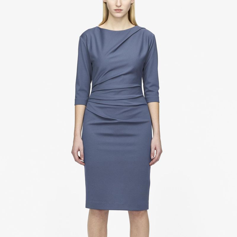 IZZY S Dress Blue Grey