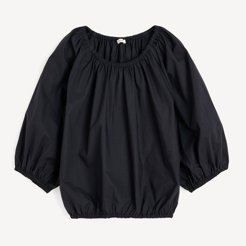 LELOW Organic Cotton Blouse Black