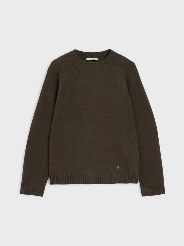 ANDREAS Crewneck Sweater Dk. Green 