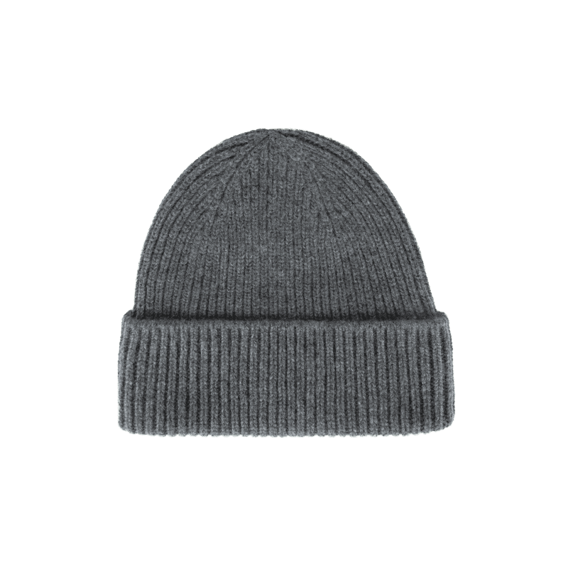 Oslo Beanie Cashmere Wool Rime Grey 