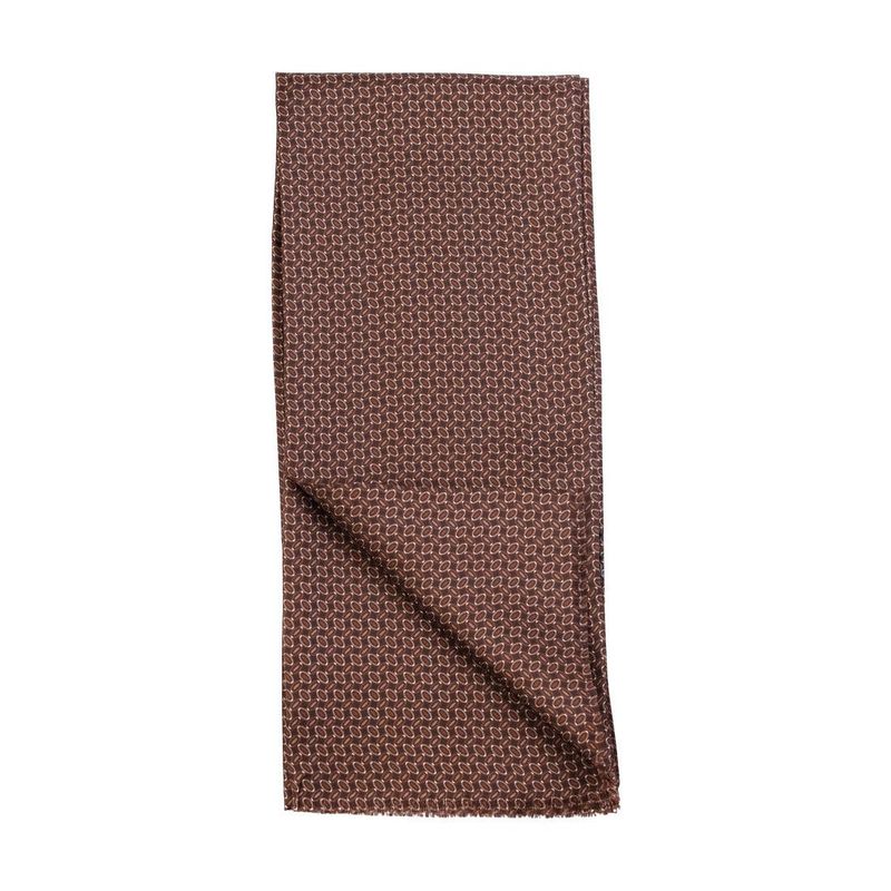 TUBULAR SCARF Geometric Bordeaux
