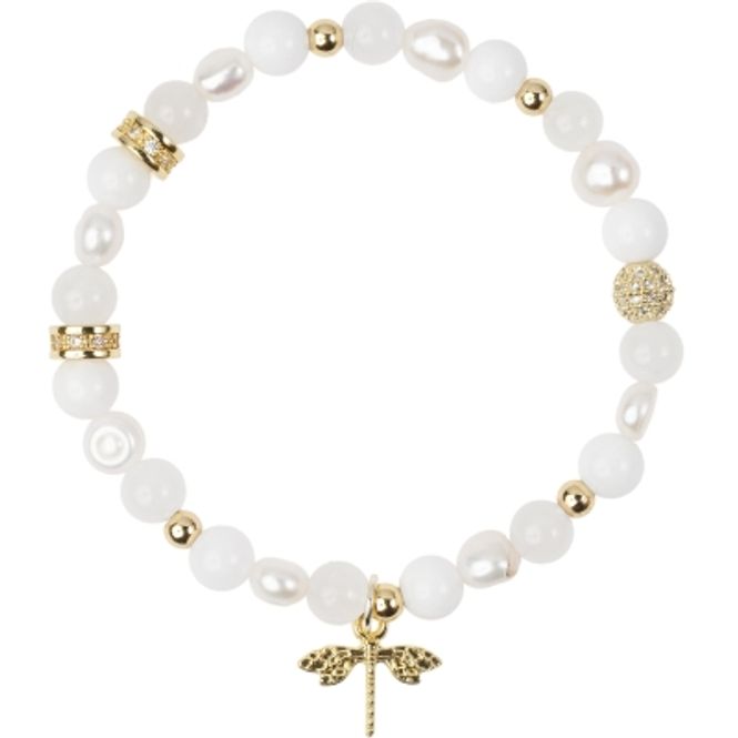 Hovedbilde STONE & PEARL BEAD BRACELETS ...