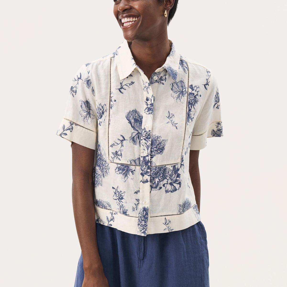 RebittaPW Lin Shirt Oceana Flower Print
