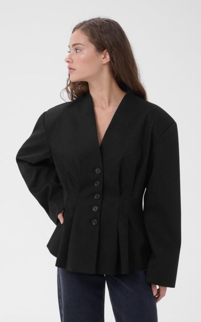 Hovedbilde MWEvelina Shaped Blazer Black