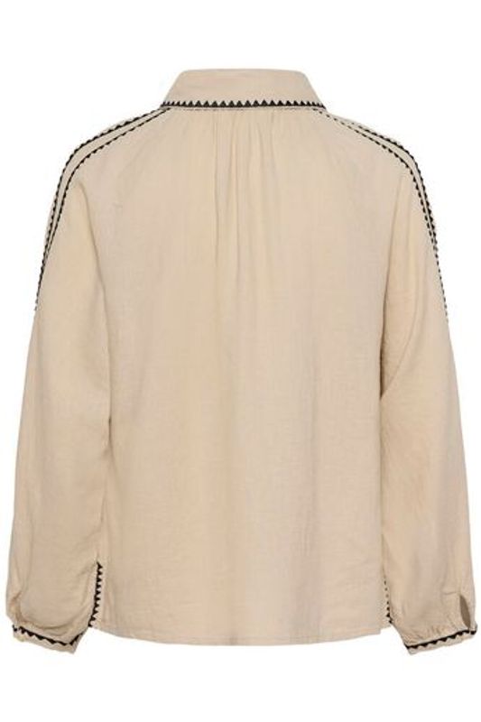 AimyPW Bluse Oatmeal