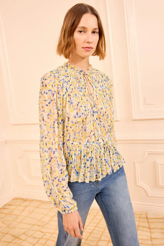 Leandra Silk Blouse Daffodil