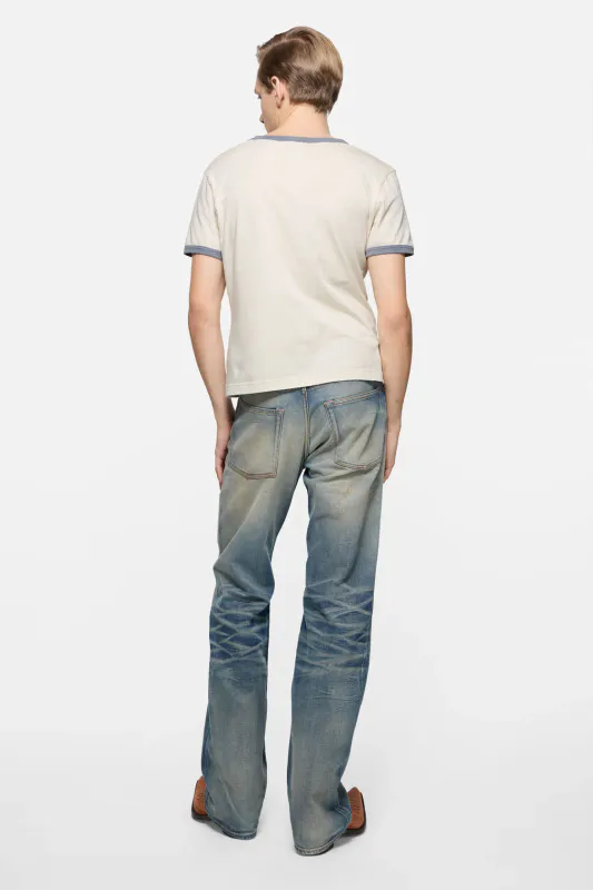GRAPHIC Tshirt Off White Grey Blue