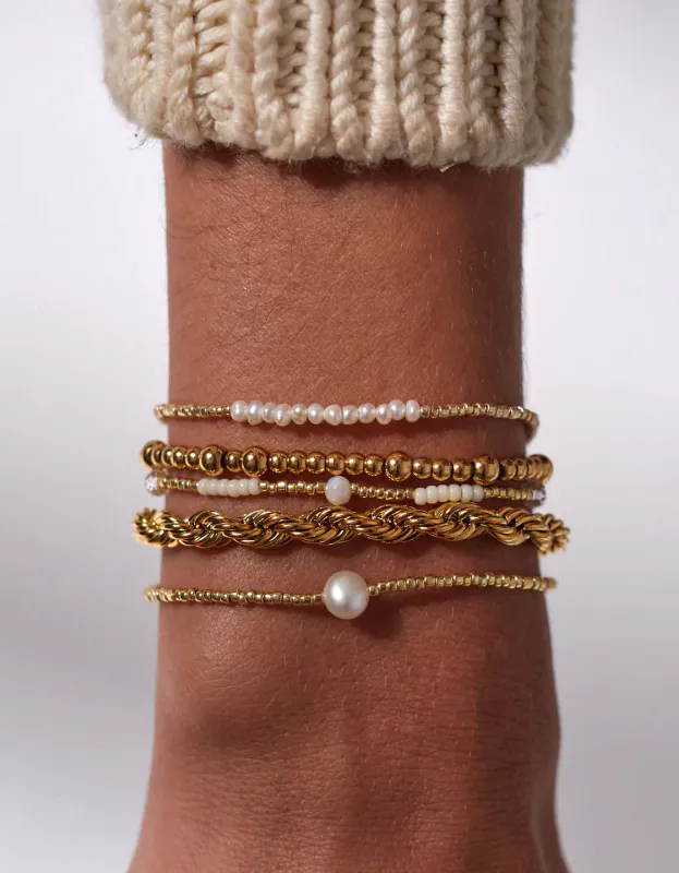 Slim Pearly Bracelet