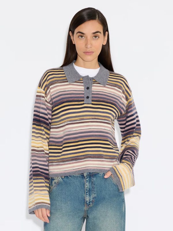 LUNE Space Yarn Polo Multicolor