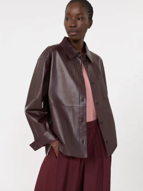 Hovedbilde SCATOLA Nappa Jacket Bordeaux