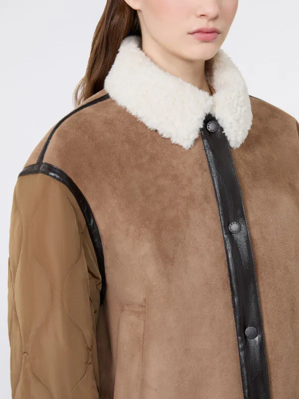 Gessati Quilted Jacket Camel 