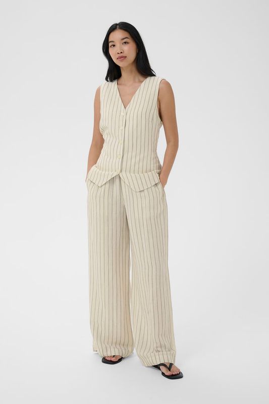 BintaPW Vest Black Stripe