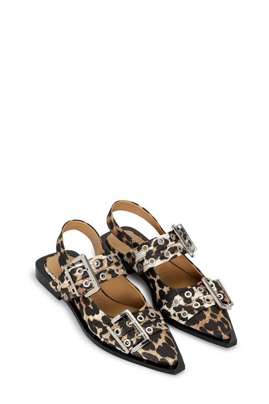 BUCKLE Ballerina Satin Print Leopard