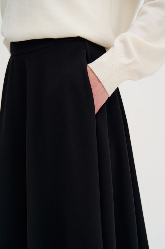 Flared Skirt Black 