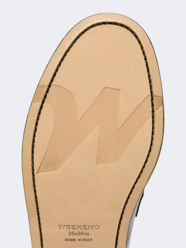 Colomba Leather loafers Black 