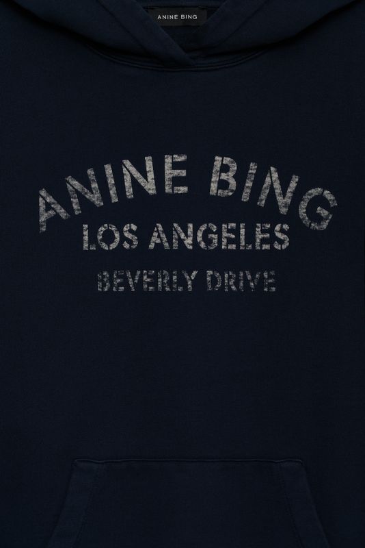 HARVEY Sweatshirt Melrose Stencil Navy