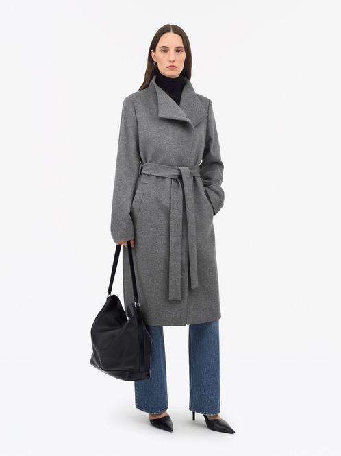 Hovedbilde CEDRIN Coat Grey Melange 