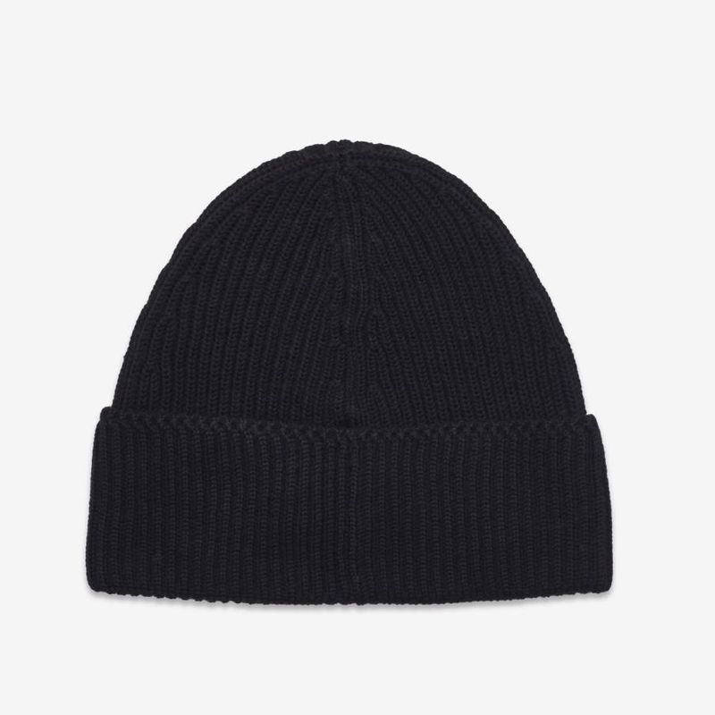 Ferven Oversized Wool Beanie Black 
