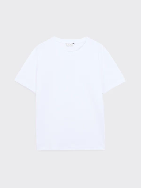 M. Crepe Tee White