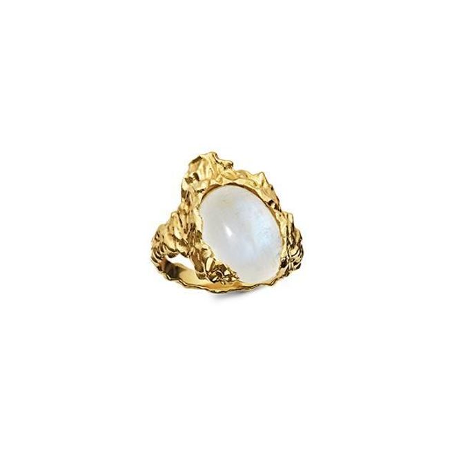 Hovedbilde GUDINNE Ring Moonstone Gold 