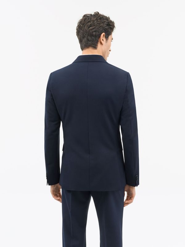 Ease Double-Breasted Jacket Dark Blue