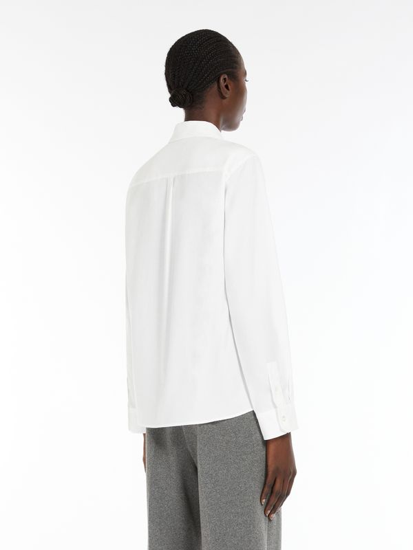 PIADENA Cotton Oxford Shirt White 